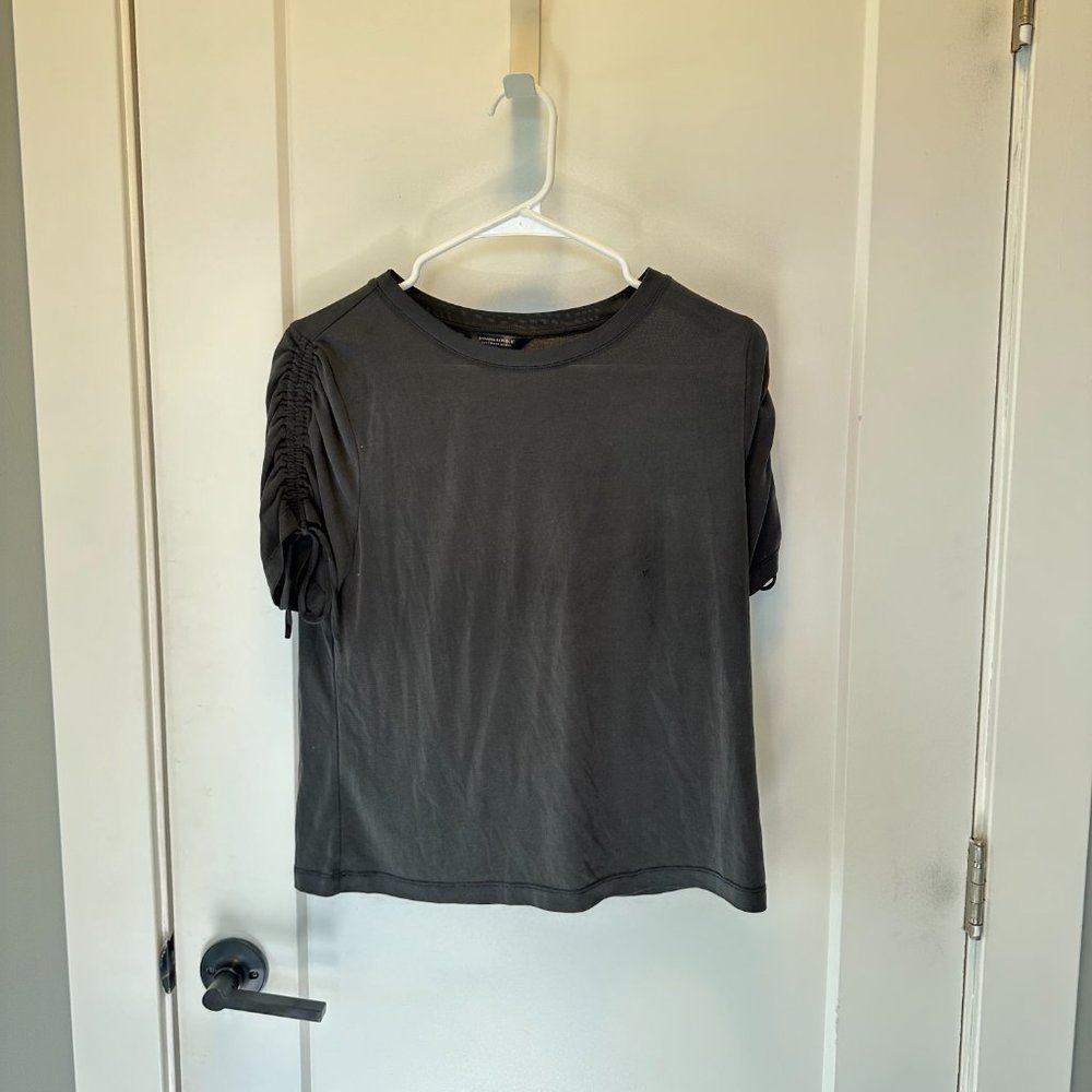 BANANA REPUBLIC Sandwash Modal Ruched Shirt Medium - Picture 3 of 6